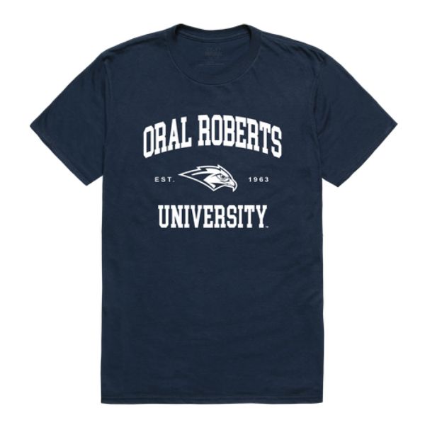 FinalFan Oral Roberts University Golden Eagles Seal College T-Shirt&#44; Navy - Extra Large
