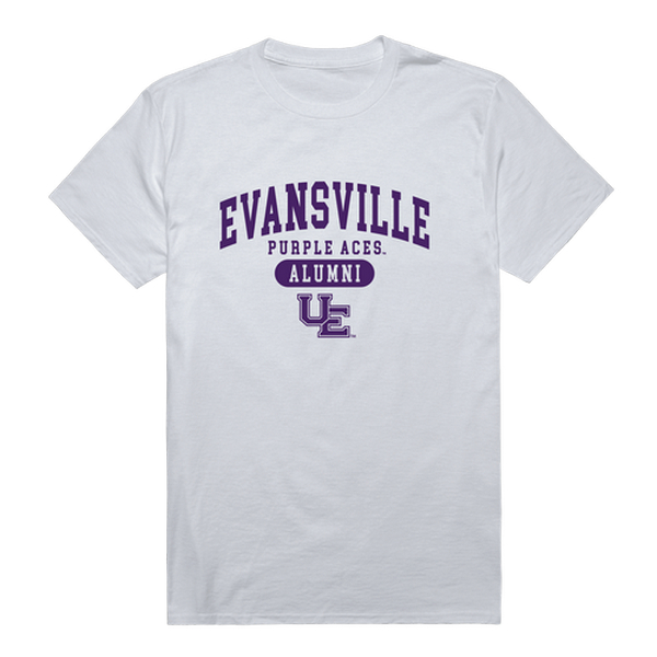 FinalFan University of Evansville Men Alumni T-Shirt&#44; White - Small