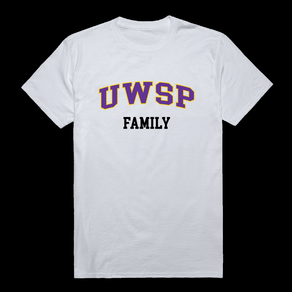 FinalFan University of Wisconsin-Stevens Point Pointers Family T-Shirt&#44; White - Small