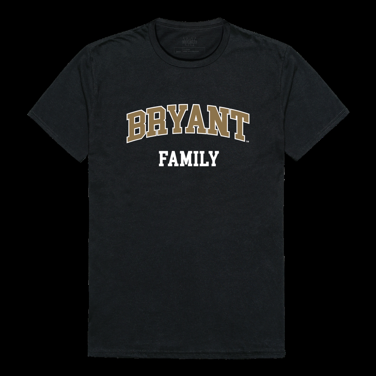 FinalFan Bryant University Bulldogs Family T-Shirt&#44; Black - Extra Large