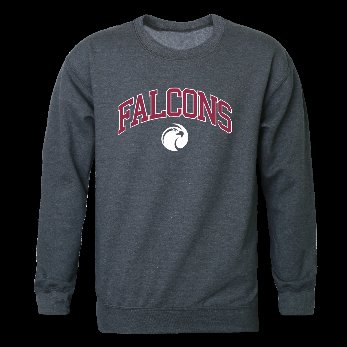 FinalFan Seattle Pacific University Falcons Campus Crewneck Sweatshirt&#44; Heather Charcoal - Small