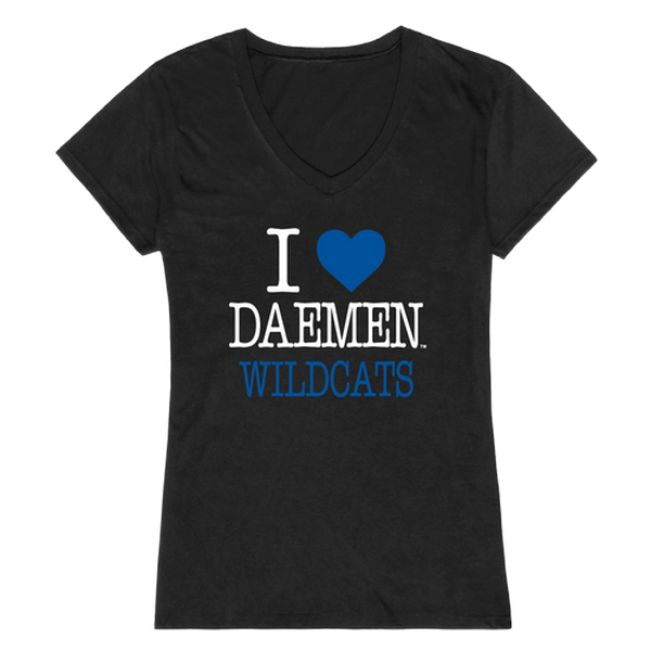 FinalFan Daemen University Wildcats I Love Women T-Shirt&#44; Black - 2XL