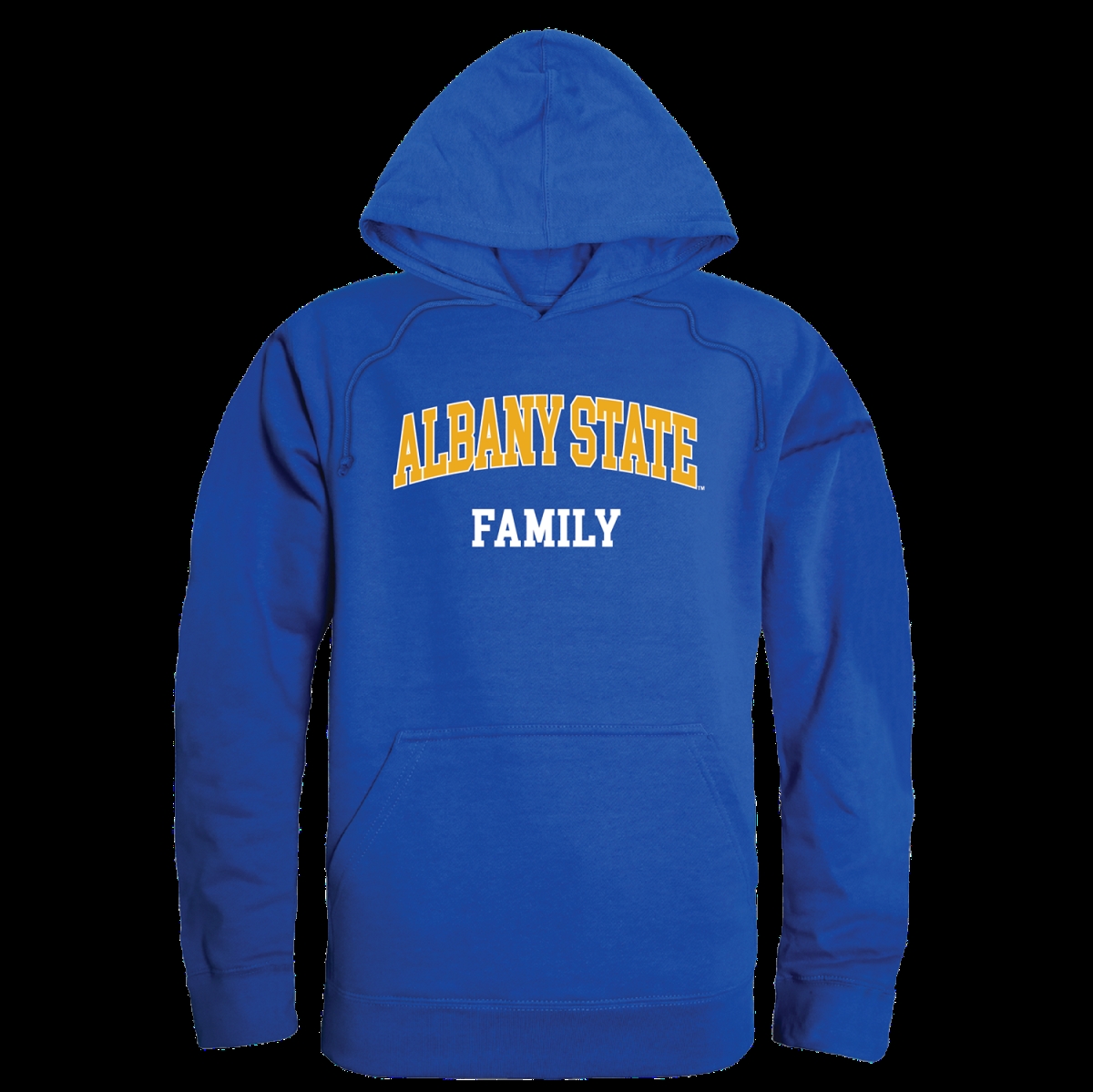 FinalFan Albany State University Rams Family Hoodie&#44; Royal - Small