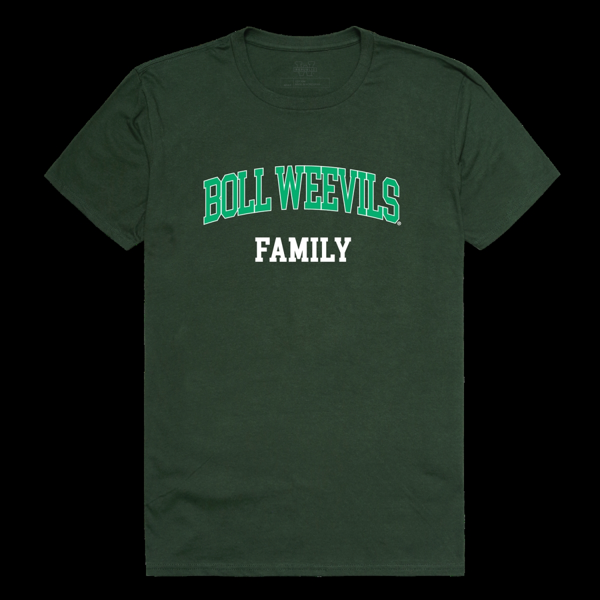 FinalFan University of Arkansas at Monticello Boll Weevils & Cotton Blossoms Family T-Shirt&#44; Forest Green - 2XL