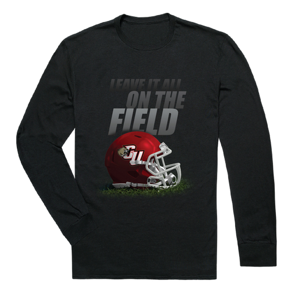FinalFan Caldwell University Cougars Gridiron Long Sleeve T-Shirt&#44; Black - Medium