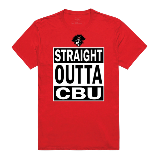 FinalFan Christian Brothers University Buccaneers Straight Outta T-Shirt&#44; Red - Extra Large