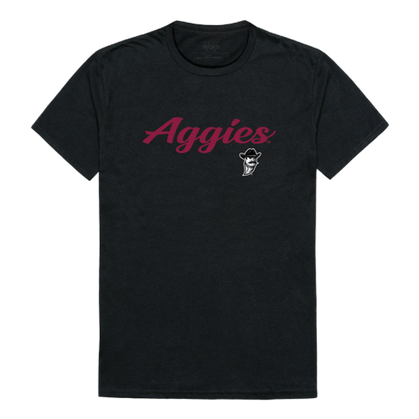 FinalFan Men New Mexico State Aggies Script T-Shirt&#44; Black - 2XL
