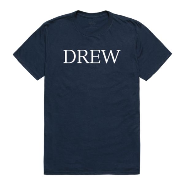 FinalFan Drew University Rangers Institutional T-Shirt&#44; Navy - Large