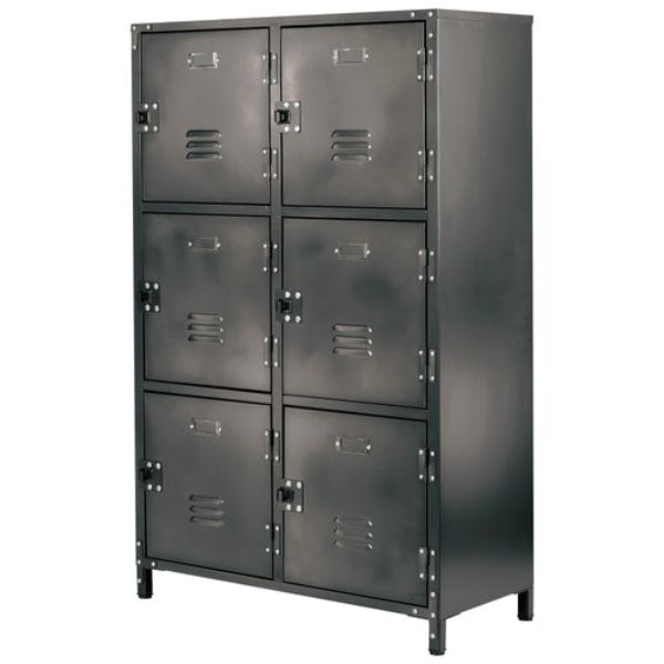 Chesterfield Leather Allspace Storage Locker with 6 Doors