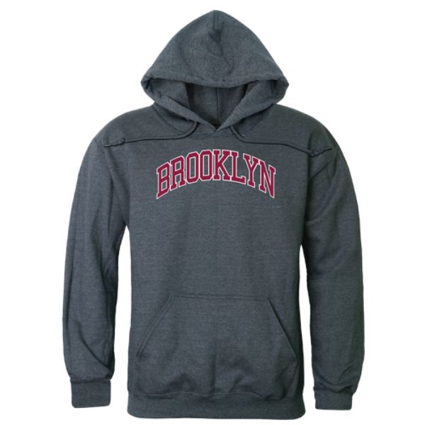 FinalFan Brooklyn College Bulldogs Campus Hoodie&#44; Heather Charcoal - Extra Large