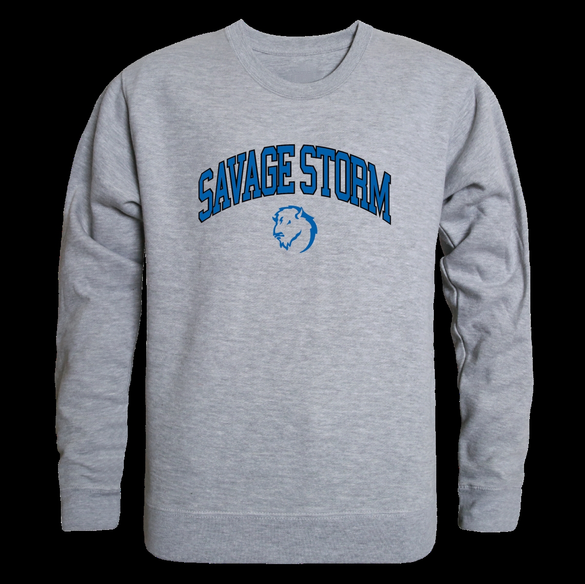FinalFan Southeastern Oklahoma State University Savage Storm Campus Crewneck Sweatshirt&#44; Heather Grey - 2XL