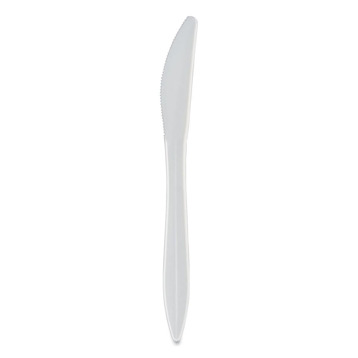 Comestibles Individually Wrapped Mediumweight Cutlery Knives&#44; White