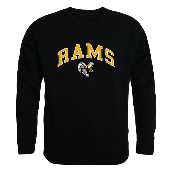 FinalFan Framingham State University Rams Campus Crewneck Sweatshirt&#44; Black - Small