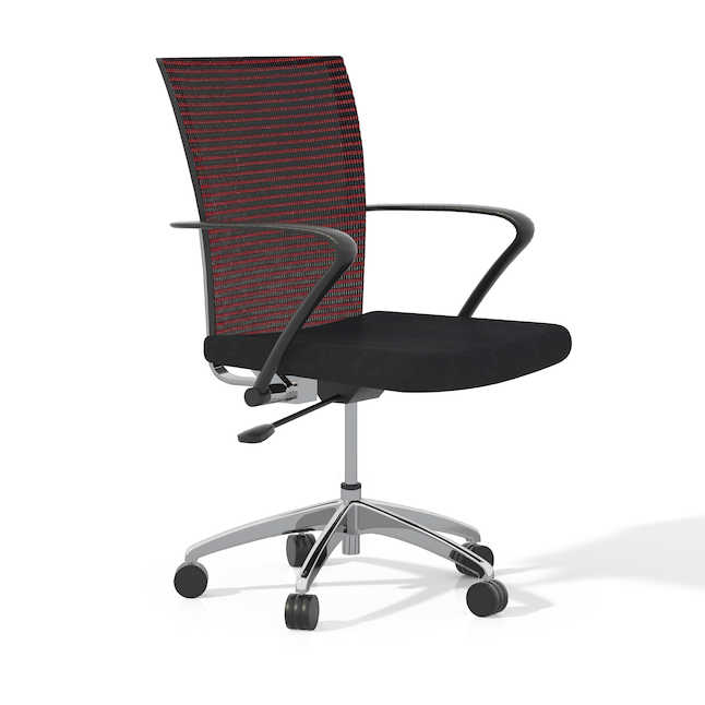 Mayline TSH3BR Valor Height Adjustable Task Chair - Brown