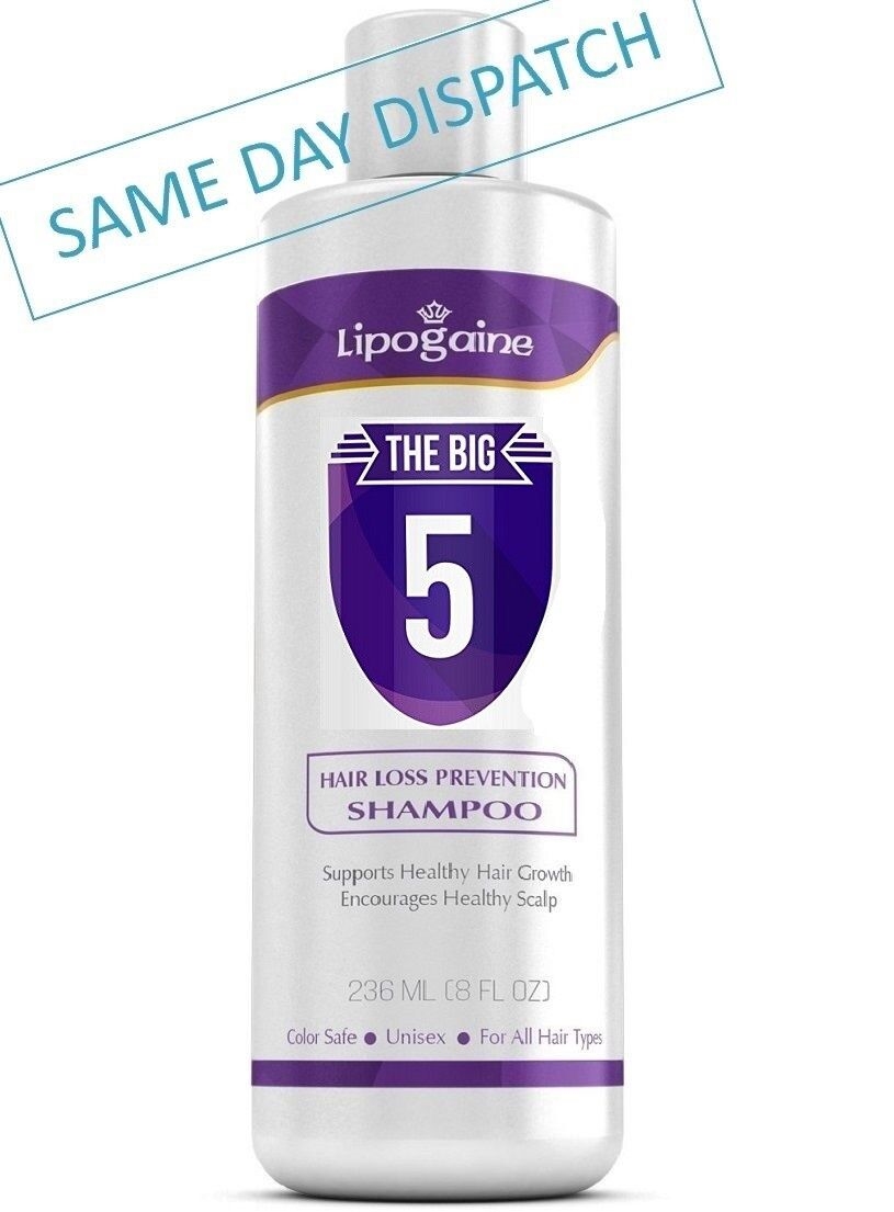 S store 262473904307 Lipogaine The Big 5 Premium Organic Hair Loss & Anti Dht Shampoo For Men & Women