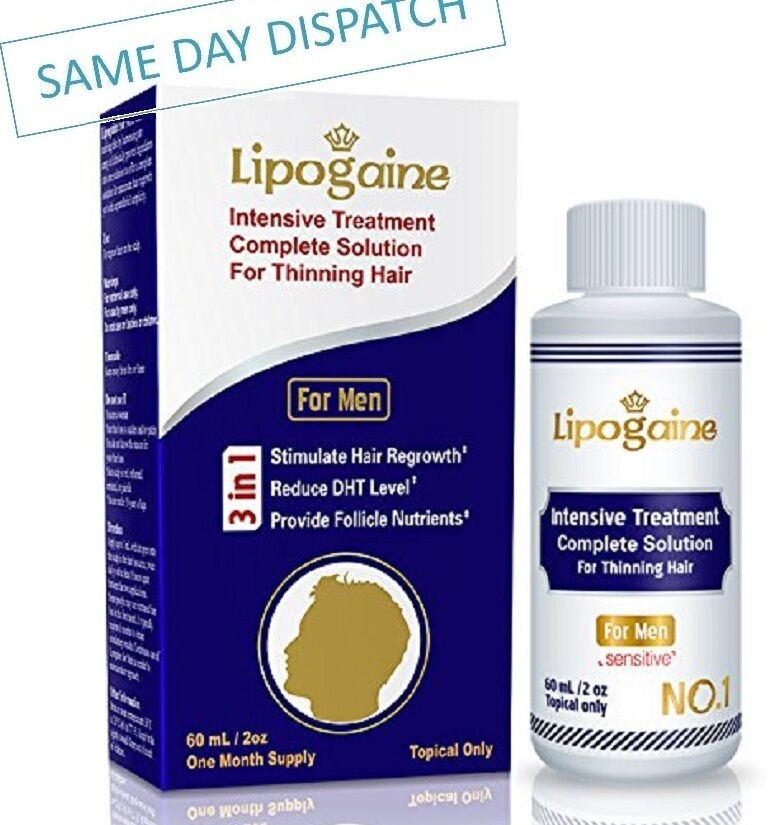 S stores 252075781157 Lipogaine For Men Sensitive Treatment Hair Loss Regrowth Anti Dht Scalp Solution