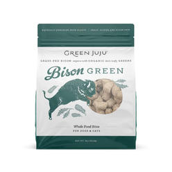 Green Juju 850021512224 16 oz Freeze Dried Topper Bison Dog Treat&#44; Green