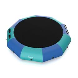 Total Tactic TW10012US-BL 12 ft. Inflatable Splash Padded Water Bouncer Trampoline&#44; Blue