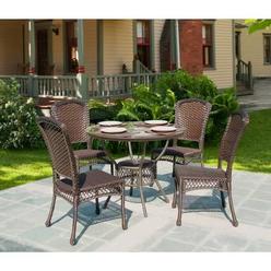 W Unlimited WBD-SW1312Set3 Earth Collection Outdoor Garden Patio Dinning Furniture Set - 3 Piece