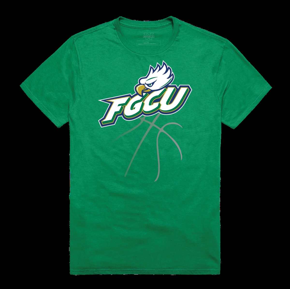 W Republic 510-303-KEL-01 Florida Gulf Coast Eagles College Basketball T-Shirt&#44; Kelly - Small