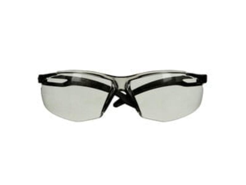 3M 247-SF507SGAF-BLK IO Gray AF-AS Lens Scotchgard Anti-Fog Coating 500 Series Safety Glasses&#44; Black