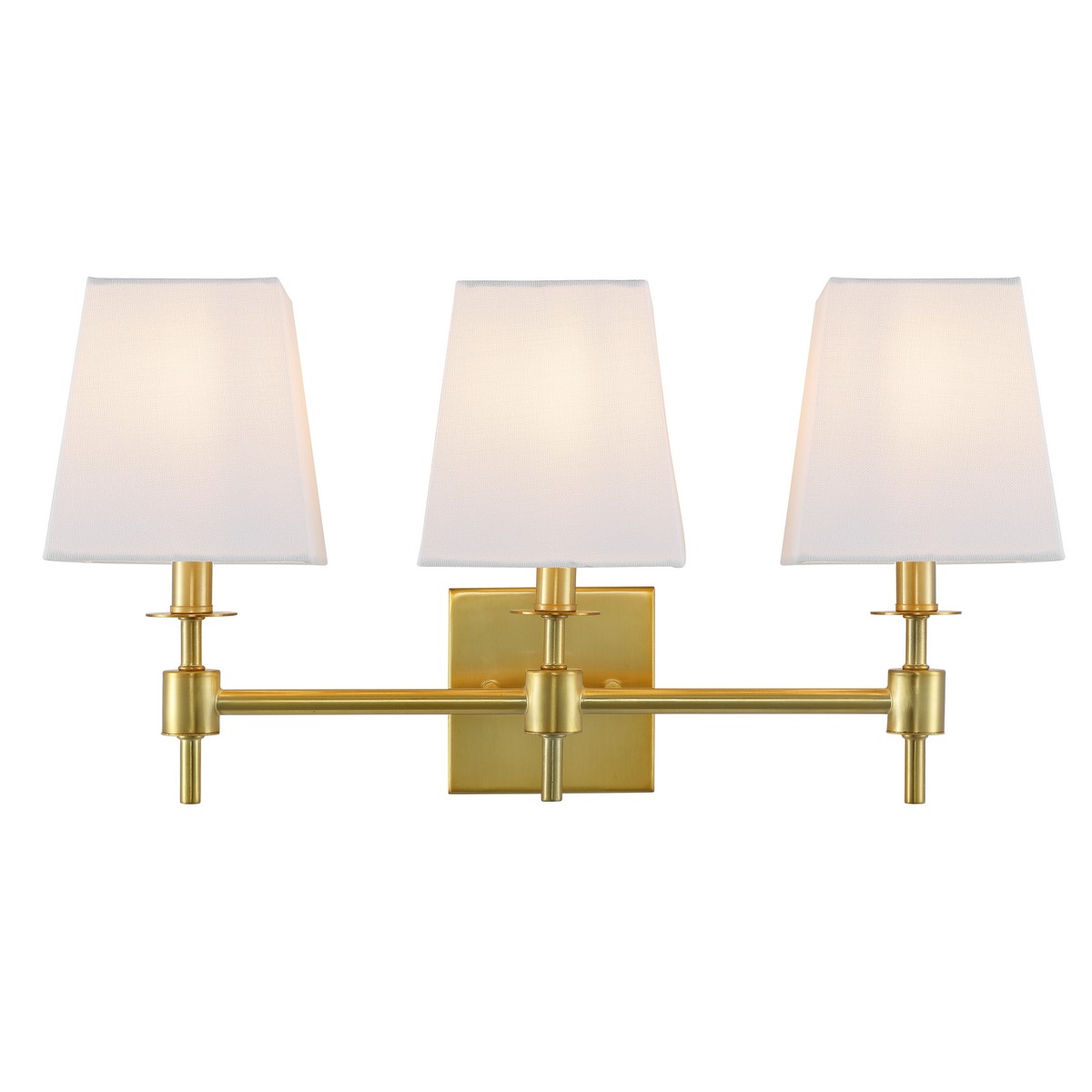 Safavieh SCN4123B 21.25 in. 3 Light Clelia Wall Sconce&#44; Brass Gold