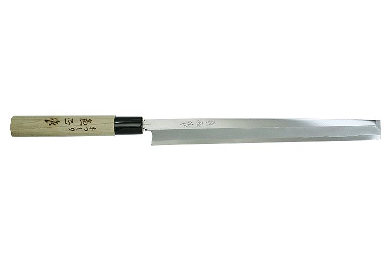 kanetsune KAN-KC-538 2019 Takobiki Knife with Plastic Bolster Magnolia Wood Handle - 240 mm