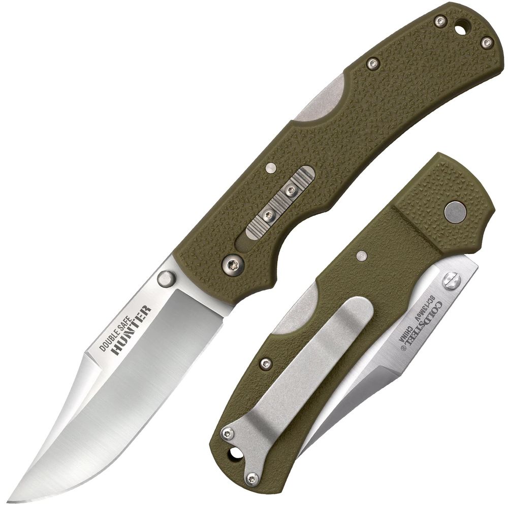 Cold Steel COLCS23JC 8.375 in. Double Safe Hunter Oval 3.5 Blade&#44; Green