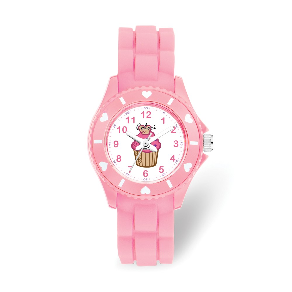 Bagatela Colori Kids Pink Cupcake 30 mm Watch