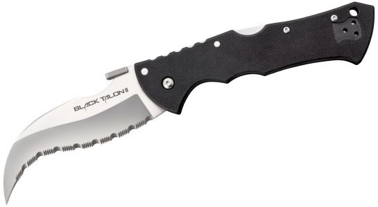 Cold Steel 22BS 4 in. Black Talon II Folding Knife