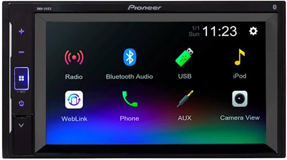 Pioneer DMH-241EX 6.2 in. Mechless Bluetooth Receiver