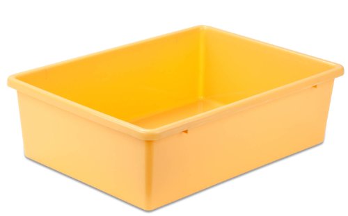 Honey Can Do PRT-SRT1602-LgYlw sorter bin large yellow replacement toy- yellow- pantone 141C