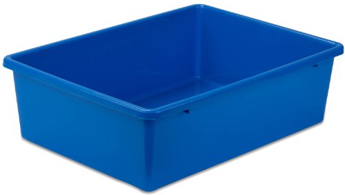 Honey Can Do PRT-SRT1602-LgBlu sorter bin large blue replacement toy- dark blue- pantone 654C