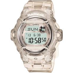 Casio CSO-BG169R-7BM Baby-G Digital Watch with Translucent Strap&#44; White