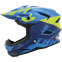 THH Helmets 647936 T-42 BMX Xtreme Youth Helmet&#44; Blue & Yellow - Small
