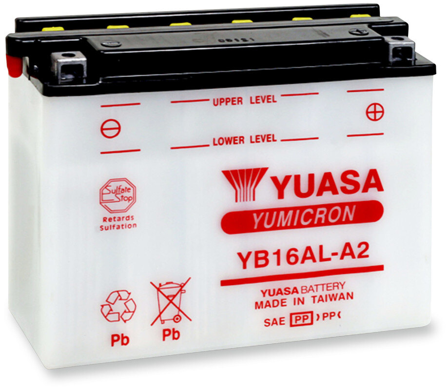 YUASA BATTERY YUAM22162 12V YB16AL-A2 Battery