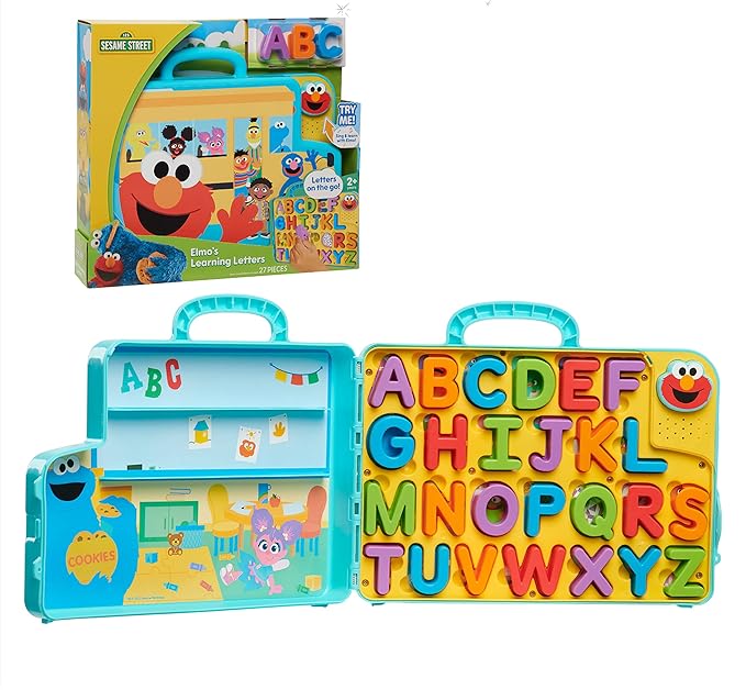 Just Play JUP57588 Sesame Street Elmos Learning Letters Bus Activity Board