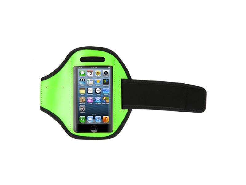 Fresh Fab Finds FFF-Green-GPCT329 Phone Armband Case Adjustable Sweat-Resistant Armband Phone Holder for iPhone 5 & Cellphones Under 4 in. for R