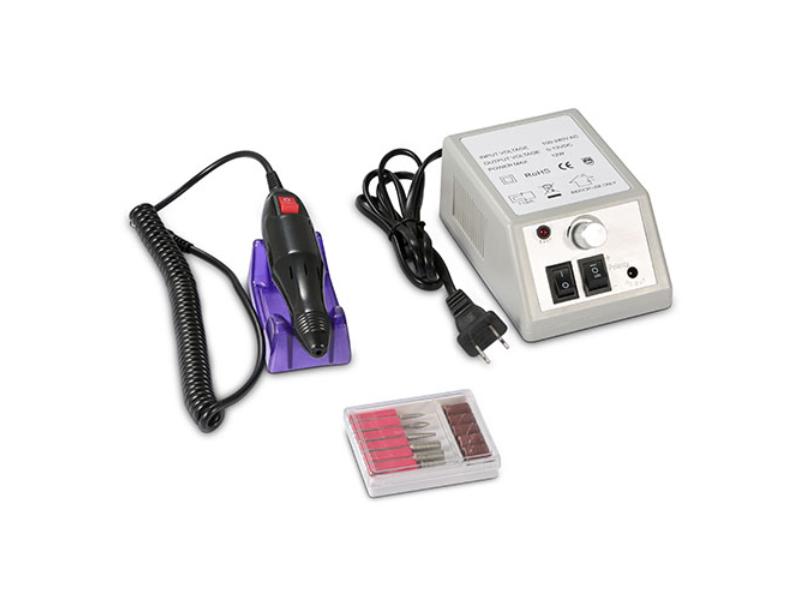Fresh Fab Finds FFF-US-GPCT1453 Professional Acrylic Drill Machine 20000RPM Electric Handpiece with 6 Bits Cuticle Grinder Manicure Pedicure Pol