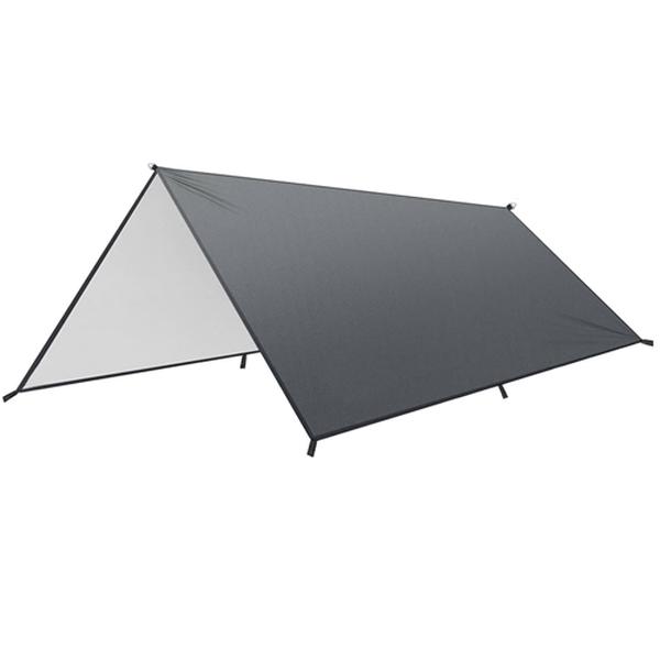 Fresh Fab Finds FFF-300-300cm-GPCT3865 9.84 x 9.84 ft. Waterproof Camping Tarp Kit Tent Canopy for Outdoor Picnic Hammock Hiking Backpacking Tra