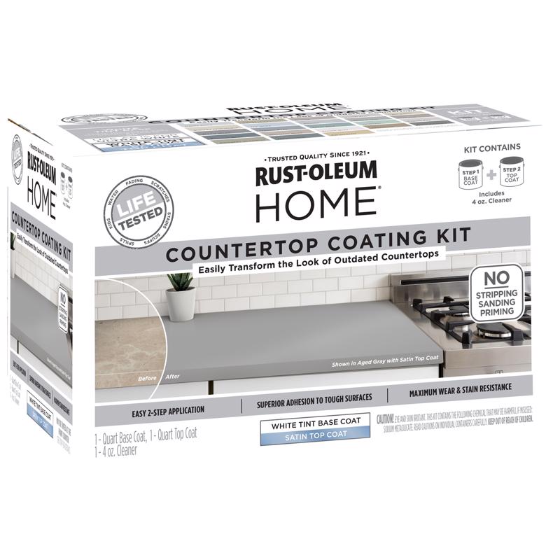 RustOleum 1034351 1 qt. Home Satin Tintable Base Acrylic Countertop