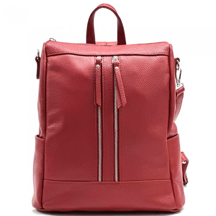 Italian Artisan 4925781LightRed Francesca Luxurious Handcrafted Top