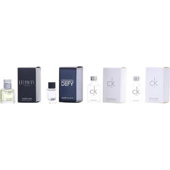 Calvin Klein 464627 4 Piece Calvin Klein Mini Variety Fragrance Gift Set for Mens