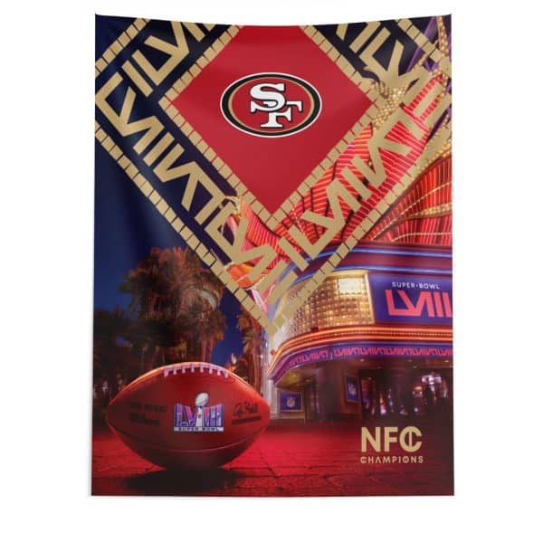 The Northwest Group 1NFL-T1024-5007-RET NFL Chiefs SB58 Arrival Participant Printed Wall Hanging
