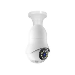 Fresh Fab Finds FFF-FullColor-GPCT3924 E27 Wi-Fi Bulb Camera 1080P FHD Wi-Fi IP Pan Tilt Security Surveillance Camera with Two-Way Audio Night V