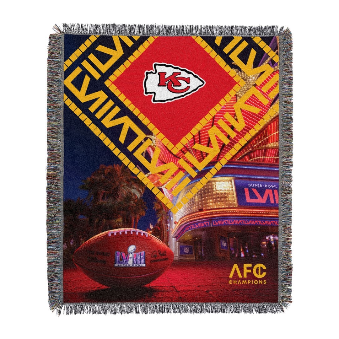 The Northwest Group 1NFL-W0224-5007-RET NFL Chiefs SB58 Arrival Participant Woven Tapestry