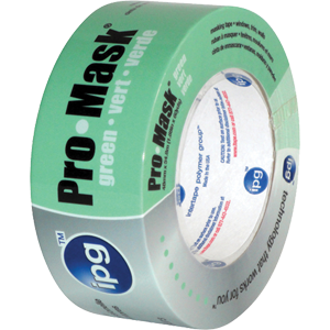Tool Time Corporation 5803 1 in. x 60 Yard Pro Mask Green Masking Tape - Green - 1 in. X 60 yard.