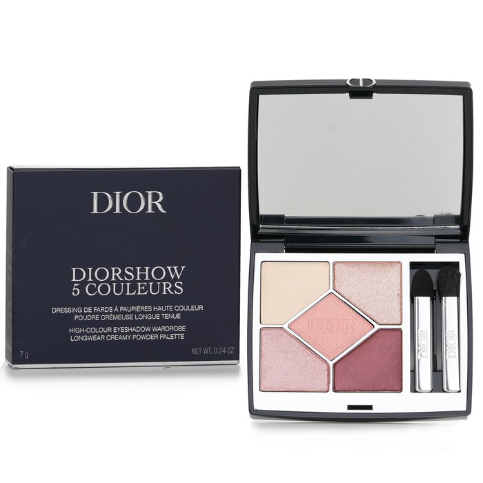 Dior 332467 7 g Diorshow 5 Couleurs Longwear Creamy Powder Eyeshadow Palette - No. 743 Rose Tulle