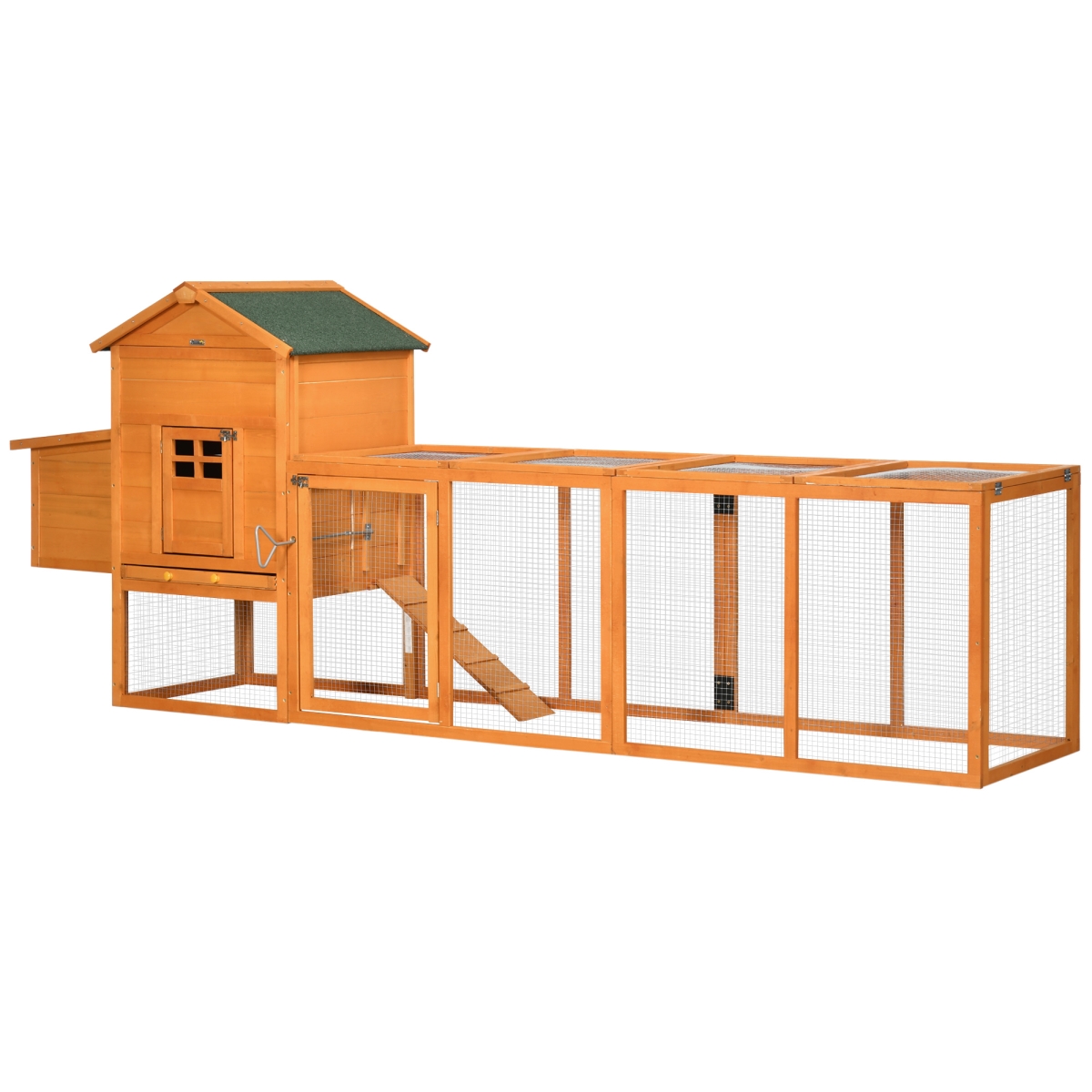 212 Main D51362V00OG PawHut Extra Large Chicken Coop, Outdoor Hen House Poultry Cage with