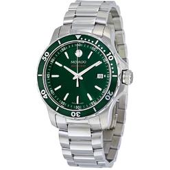 Movado Men's Series 800 Green Dial Watch - 2600136